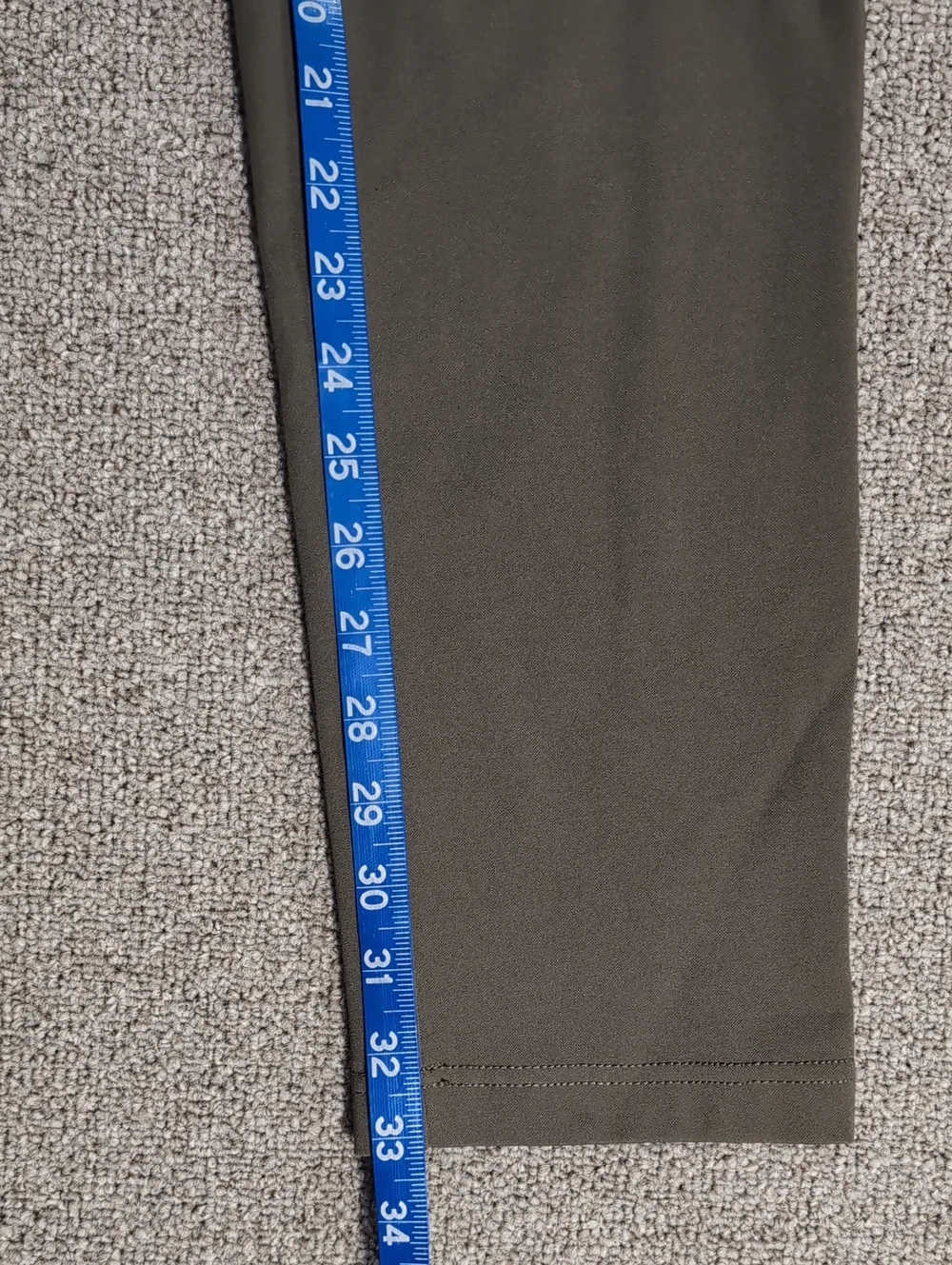 BYLT Premium Basics Everyday Pant 2.0 Size 32/T in Dark Olive Green